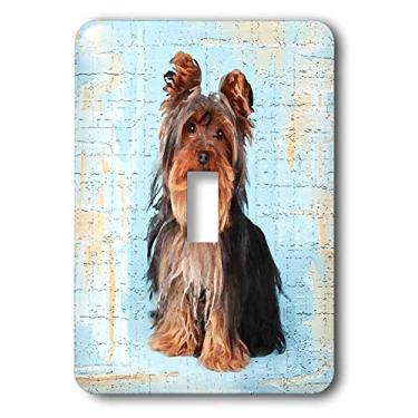 Imagem de 3dRose Interruptor de botão único Yorkshire Terrier lsp_4160_1
