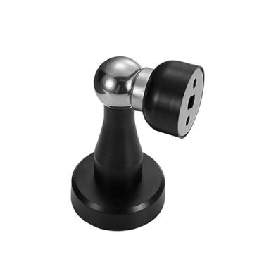 Imagem de Trava Porta Magnético Ima Piso Parede Prendedor Segura Forte (Preto)