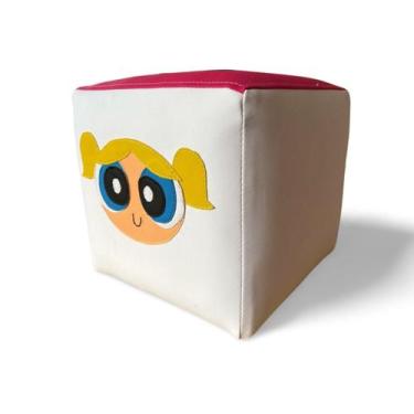Imagem de Puff Infantil Lindinha MENINAS SUPER PODEROSAS - Desire Móveis
