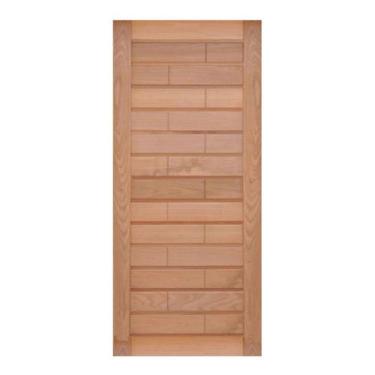 Imagem de Porta de Madeira Maciça Roma Rodam Tauari - 2.10 (A) X 0.82 (L), Exter