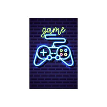 Imagem de Painel De Festa Vertical 1,50 x 2,20 - Video Game Azul 018 - Via Cores