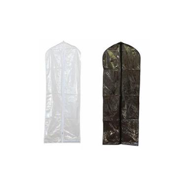 Imagem de Kit 10 capas para vestido 1,60m - Luci Comércio, Preto