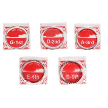 Imagem de Kit 3 encordoamentos land para contra baixo 5 cordas 0.45