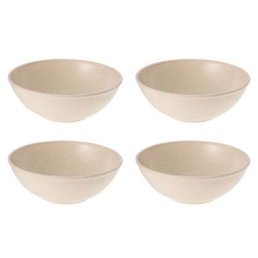 Imagem de 4un Tigela bowl 700ml salada petiscos Bege - Evo