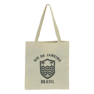 Imagem de Bolsa Feminina Ecobag  100% algodão Estampa OSK - CARIOCA MAIS