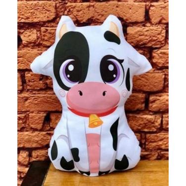 Imagem de Almofada Decorativa Personalizada Fazendinha Vaquinha Mundo Encantado 