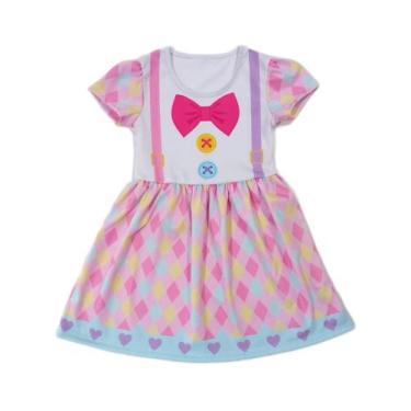 Imagem de Vestido Infantil Temático Fantasia Palhacinha - Calupa, 02