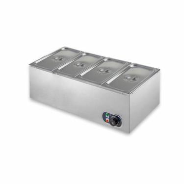 Imagem de Rechaud Retangular Em Aço Inox 4 Cubas 1/3 Gourmet Zprc04 - Zepper, 11