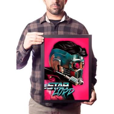Imagem de Lindo Quadro Star Lord Guardiões Da Galáxia - Fanarte