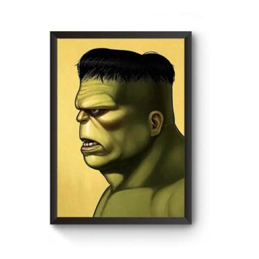 Imagem de Poster Moldurado Hulk - Fanarte