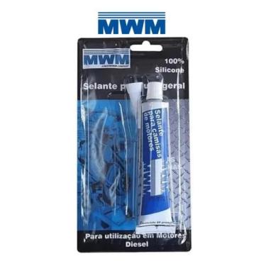 Imagem de Adesivo Selante Para Camisa Junta Liquida Mwm Silicone Preto