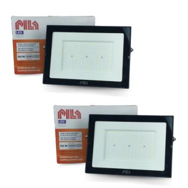 Imagem de Kit 2 Refletores Led Philips Pila 150w Ip65 Holofote 6500k
