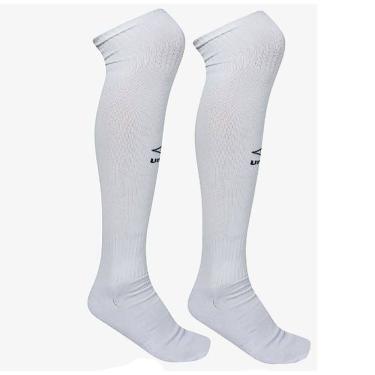 Imagem de Meião de Futebol Umbro Branco Diamond Adulto