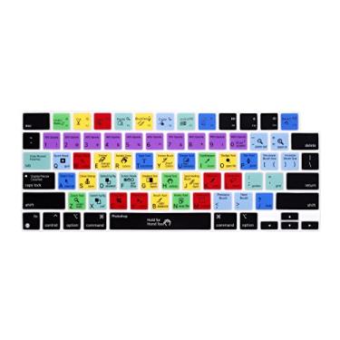 Imagem de WYGCH Capa protetora de silicone para teclado elegante para MacBook 2025-2021 Pro 35.6 cm 40.6 cm M4 M3 M2 M1 Pro Max Chip, MacBook Air 38.1 cm 34.5 cm M4 M3 M2 Chip A3240 A3241, PS Photshop