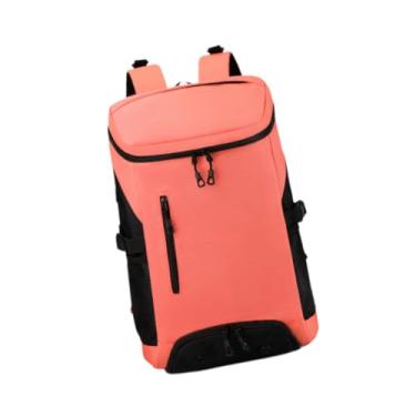 Imagem de YIJU Mulheres Homens Badminton Bolsa Tênis Mochila Acessórios Paddles Bolsa Ajustável Esportes Duffle Bag Raquetes Mochila para Treinamento, Rosa
