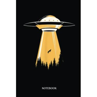 Imagem de Alien Notebook: Alien Funny Ufo Abduction | Alien Journal, Lined Journal Ufo, Ufo Journal, Lined Journal Alien, Size 6 X 9", 120 Pages.