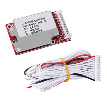 Imagem de Li Ion Li Polímero Bateria Placa de Proteção de Pacote BMS 13S 48V 54,6V Baterias Separ...