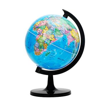 Imagem de Exerz Globo Mundial de 8" - Mapa Político Globo Educacional - Globo Escolar Automontado...
