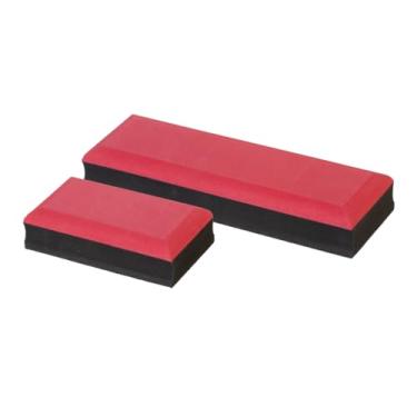 Imagem de Pintando Carro, Kit 2 Taco Apoio Lixador 7x13 E 7x23 Quantidade de cascalhos:0;Cor:Vermelho