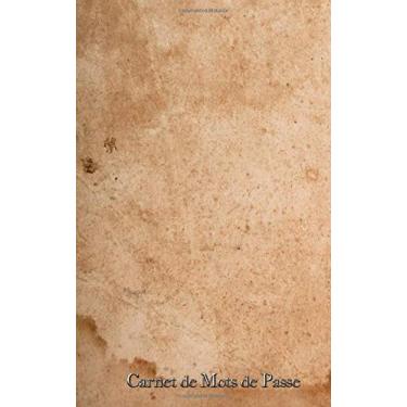 Imagem de Carnet de Mots de Passe: A5-98 Pages - Watercolor - Textures - Bois - Beton - Papier - Pierres - Espace - Galaxie - Bambou