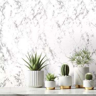 Imagem de Papel De Parede 5m Autoadesivo Adesivo para Quarto Cozinha Casa Autoco