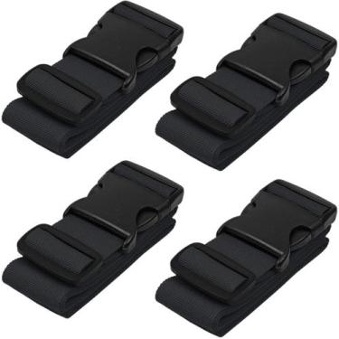 Imagem de Alças de Bagagem BlueCosto - 4 Unidades, Aprovada pela TSA, Nylon Pret