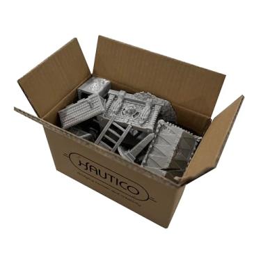 Imagem de Hautico Caixa surpresa de terrenos de construção em miniatura de mesa compatível com D&D, cenário de RPG Wargaming, decoração, feito nos EUA