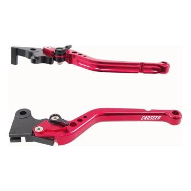 Imagem de Manete Esportivo Longo Crosser 150 Freio A Lona Gravado - Special Leve