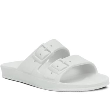 Imagem de Chinelo Infantil Feminino Nº 25 ao 40 Sandália Moda Papete Menina Leve 12.46 (Branco, BR, Adulto, Numérico, 38)