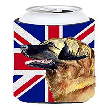 Imagem de Leonberger with English Union Jack British Flag Tall Boy Beverage Insulator Hugger LH9500TBC