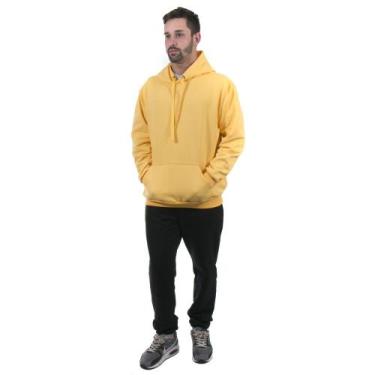 Imagem de Conjunto Moletom Masculino Calça Preta e Blusa de Moletom Frio cor Ama