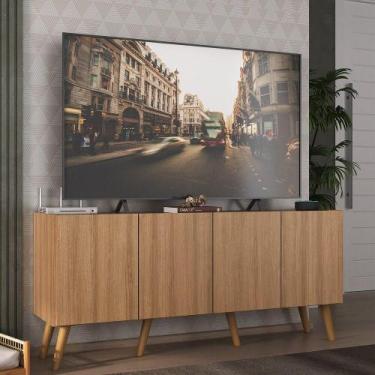 Imagem de Rack Retrô para TV até 50 Polegadas com 4 Portas Multimóveis MP1071, R