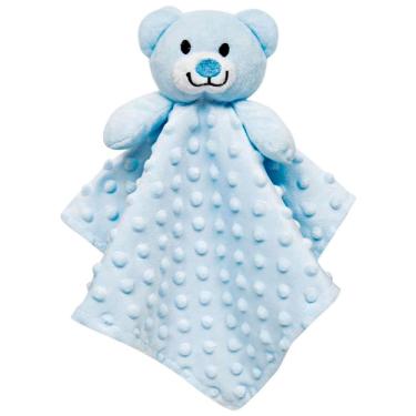 Imagem de Naninha de Bebê Algodão Doce Ursinho Azul - Buba