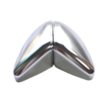 Imagem de Capa de proteção para espelho retrovisor cromado fosco compatível com VW Golf7 GTI MK7(No Lane assist)