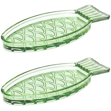 Imagem de Serax Prato de servir | Copos de peixe e peixe da Paola Navone | Bandeja de servir verde | Essenciais de hospedagem | Bandejas para servir alimentos