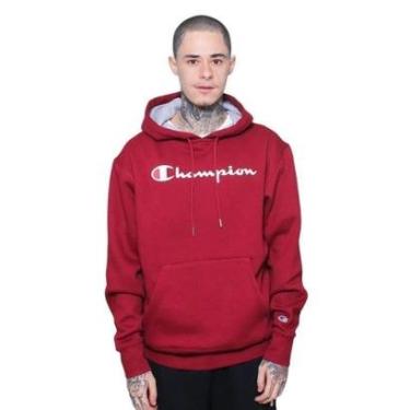 Imagem de Moletom Champion canguru colleg - vermelho-Masculino