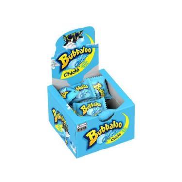 Imagem de Chiclete Bubbaloo Chiclé Menta - Display com 60 Unidades de 5g