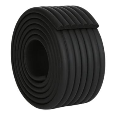 Imagem de Protetor Canto Quina Borda Cantoneira Parede Escada Segurança Bebê Rolo 4 Metros (Preto)