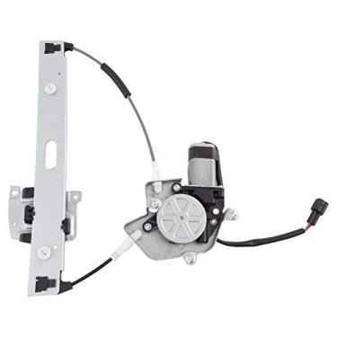 Imagem de TRQ Regulador de vidro elétrico traseiro com motor LH lado esquerdo do motorista para Ford Escape 2008-2012/2008-2011 Mercury Mariner / 2008-2011 Mazda Tribute