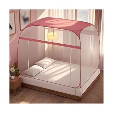 Imagem de Tenda de Mosquiteiro Dobrável de Poliéster com Mosquiteiro Dobrável Inferior Rede Mosquiteira Portátil Barraca Mosquiteira Porta Dupla