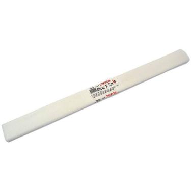 Imagem de  Papel Crepom 48mmx2m Branco Rolo - Realce