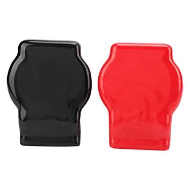 Imagem de Tampa do Terminal Bateria, Proteção Positiva Positiva Positiva Tampa Pós -Tampa, Universal para Caminhão de Motocicleta de Carro, Muito Adequado para Os Terminais de Bateria