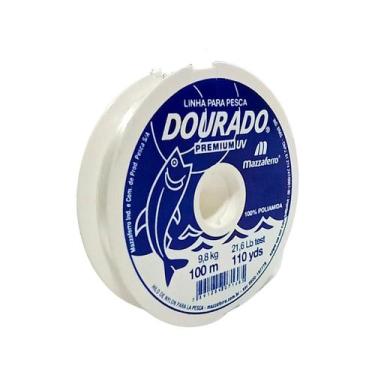 Imagem de Caixa de Linha Monofilamento Dourado Premium Mazzaferro, 0,20mm