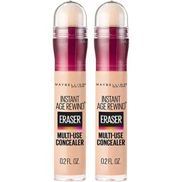Imagem de Maybelline Corretivo multiuso para tratamento de olheiras Instant Age Rewind, leve, 2 unidades
