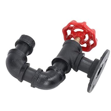 Imagem de Decoração de Gancho de Tubo Parede Estilo Industrial Vintage-Organizador do Rack Chapéu Casaco Ferro Retro para Casa para Casa, Escritório e Entrada (B Tipo)