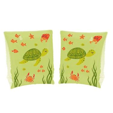 Imagem de Boia de Braço Infantil Mor até 30kg  Tamanho 23x15cm, Tartaruga