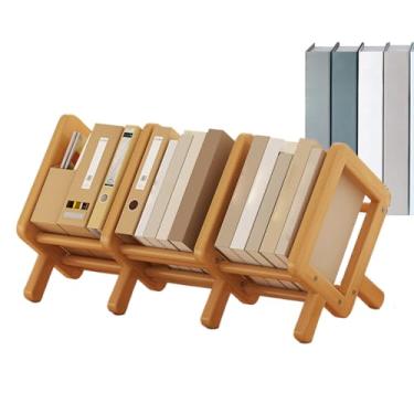 Imagem de Estante De Mesa Para Livros | Prateleira Para Mesa | de Retrátil com Prateleiras de Armazenamento e Decorativo para Escritório Quarto Canto Crianças e