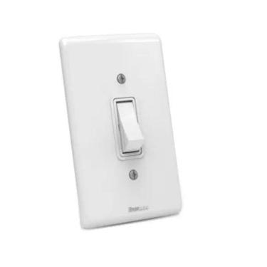 Imagem de Interruptor Teclas Simples Enerbras - Simples Branco