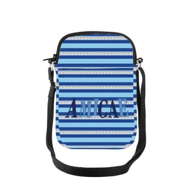 Imagem de TOBGBE Bolsa tiracolo Zamicae Sorority Gifts Greek Amicae Pearl Crossbody Bag Sister Hood Friendship bolsa de ombro ajustável com alça, Ami-ae Pearl Mini Cb