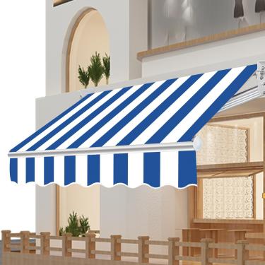 Imagem de Toldo Retrátil 11,8x11,5 Pés / 360x350 Cm Substituições De Tecido (sem Moldura) Sun Shade Canopy Canvas, Blue, 10.8x9.8FT / 330x300CM